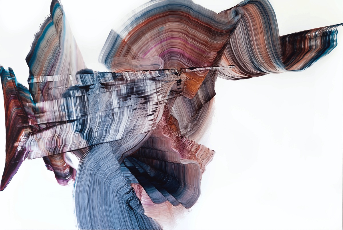 Shut, 2018, Öl auf Plexiglas