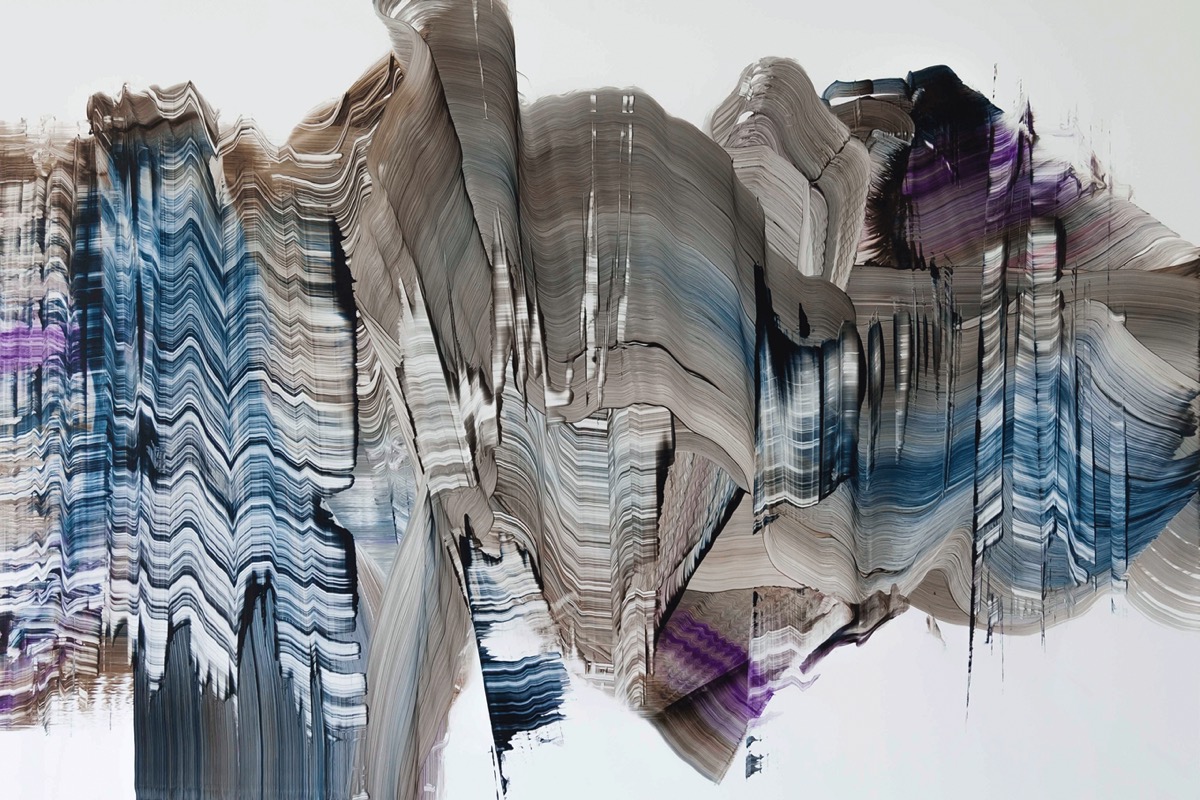 Workforce, 2018, 100 x 150 cm, Öl auf Plexiglas 