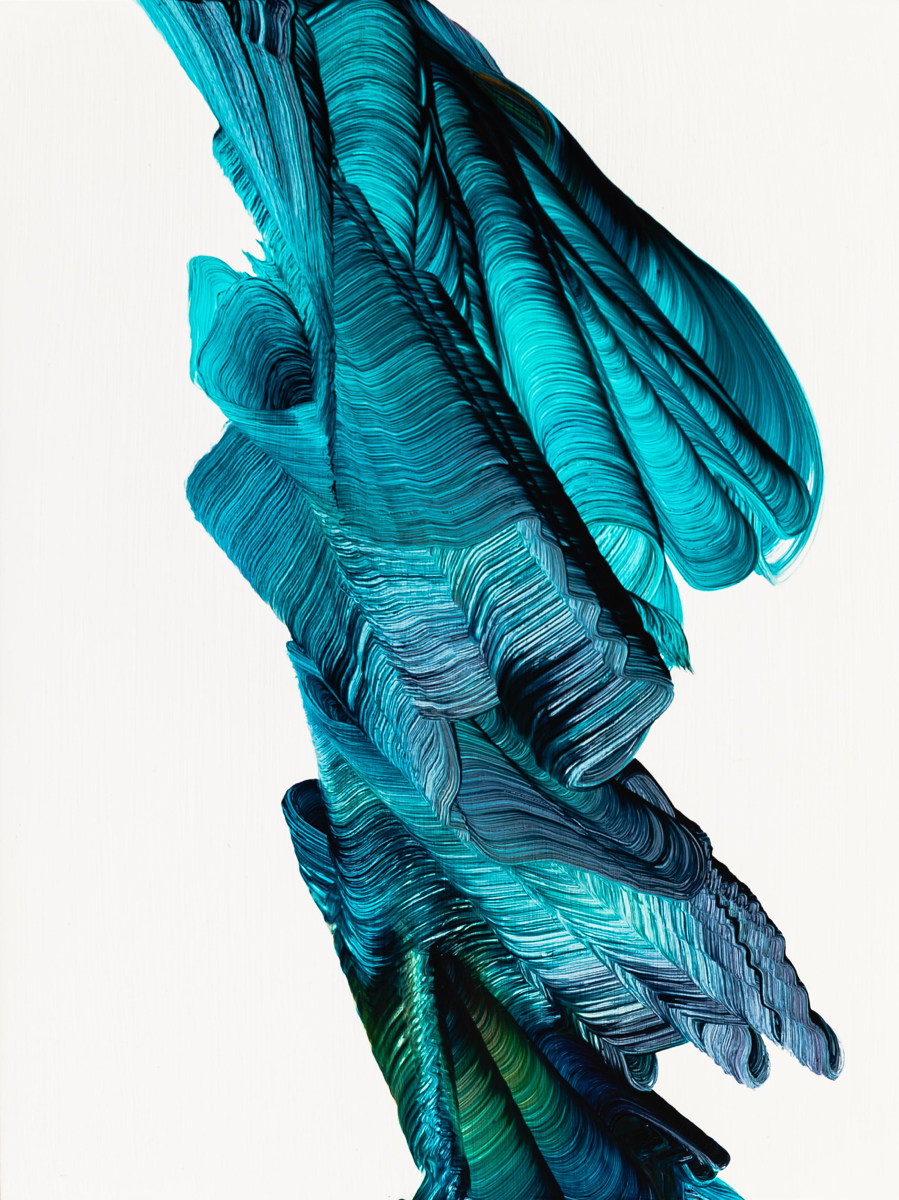 Velvet, 2021, Öl auf Holzkasten, 24 x 18 cm