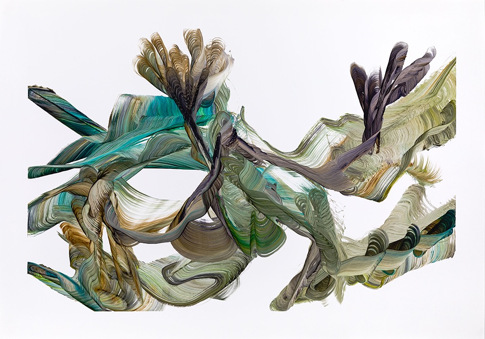 Mirabilis, 70 x 100 cm, Öl auf Papier, 2021