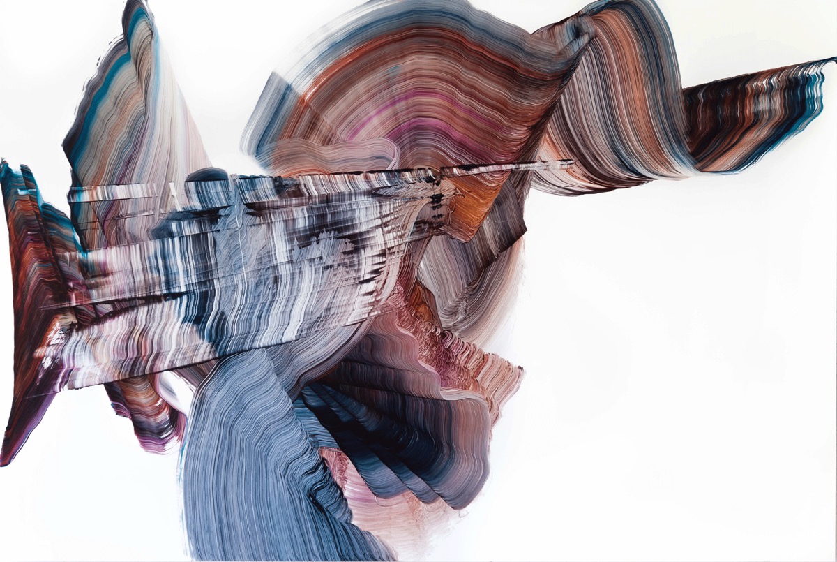 Shut, 2018, &Ouml;l auf Plexiglas