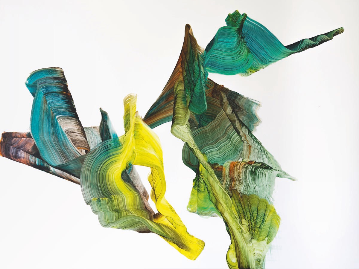 Green day, 2019, &Ouml;l auf Leinwand, 120 x 160 cm
