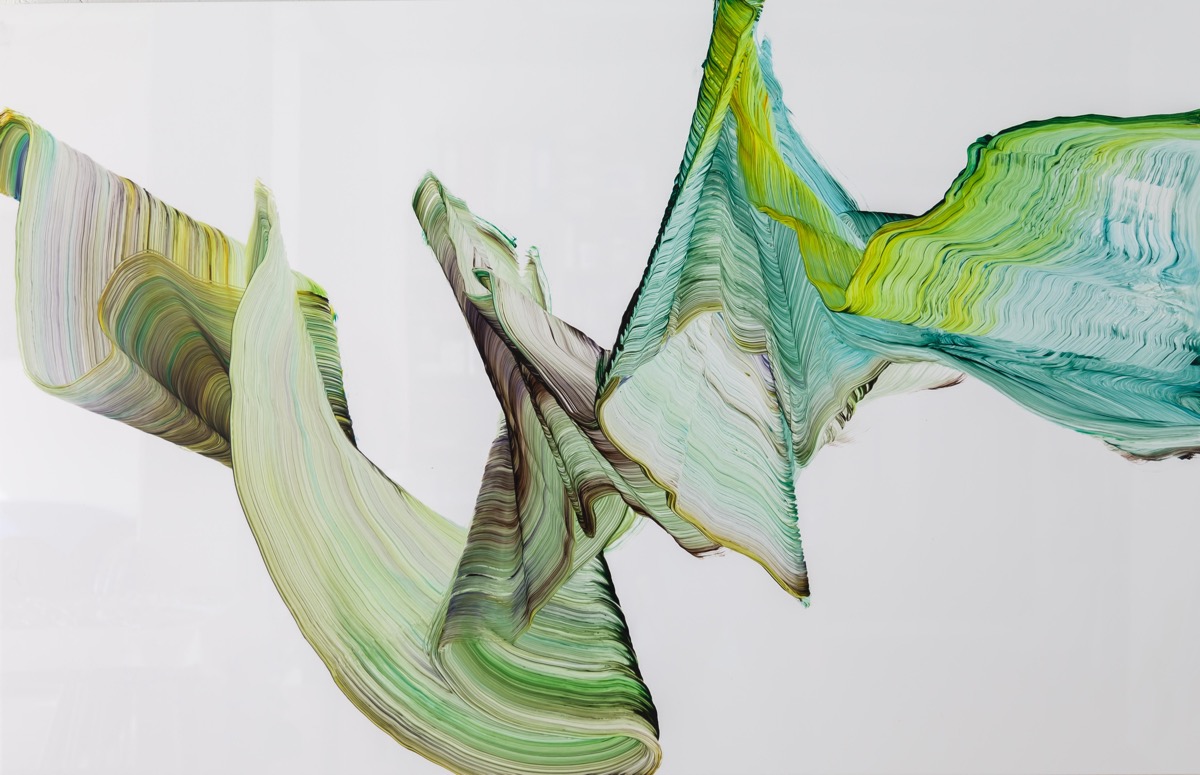 Anau, 2019, 90 x 140 cm, &Ouml;l auf Plexiglas